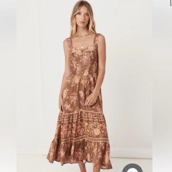 Spell Meadowland Linen Maxi Dress - Picture 5 of 16